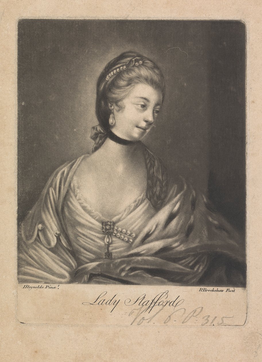 Lady Anne Wentworth, grevinne av Strafford av Richard Brookshaw