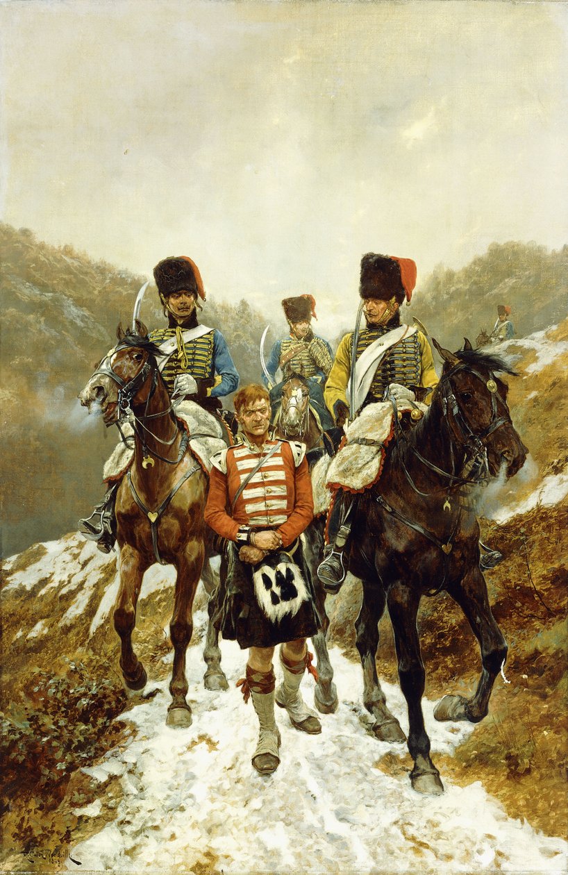 Erobret, men ikke dempet, 1899 av Richard Caton II Woodville