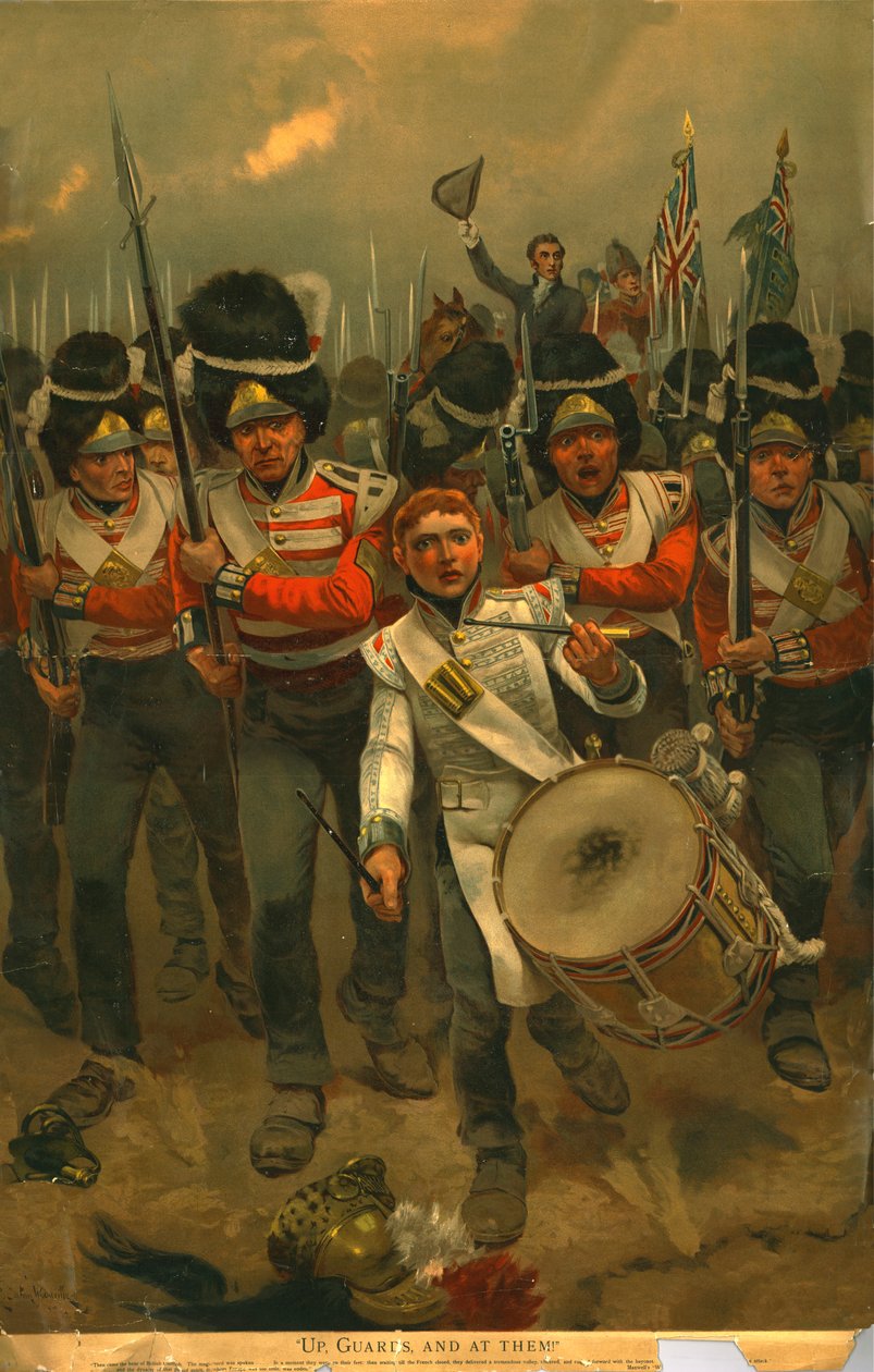 Opp, vakter og på dem!, 1899. av Richard Caton II Woodville
