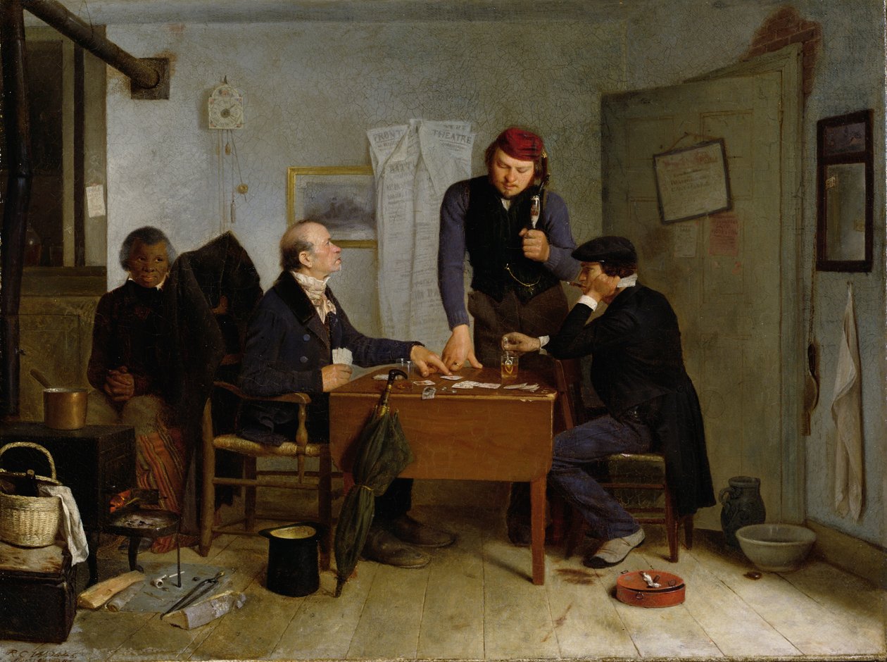 Kortspillerne, 1846 av Richard Caton Woodville