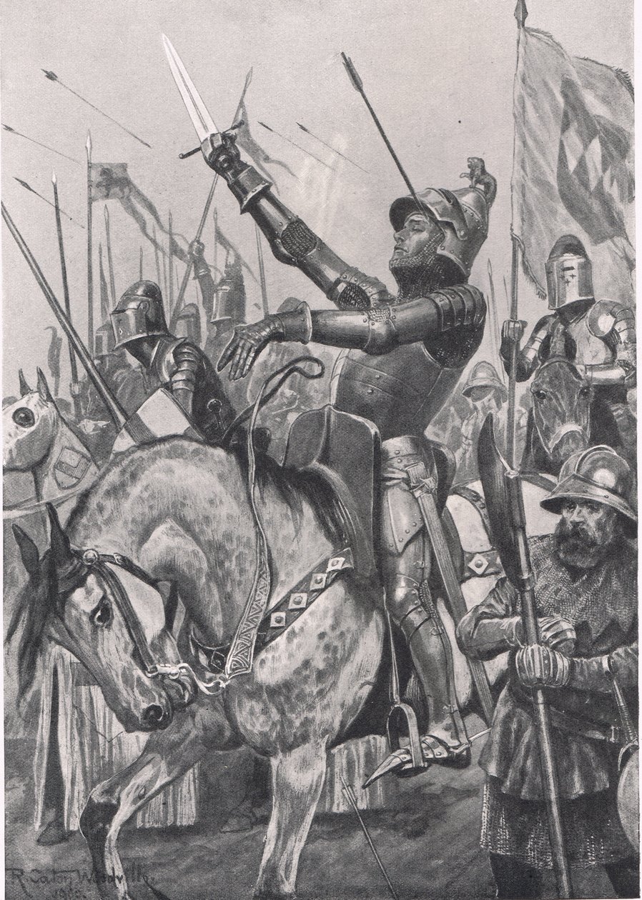 The Death of Henry Hotspur, 21. juli 1403, illustrasjon fra 