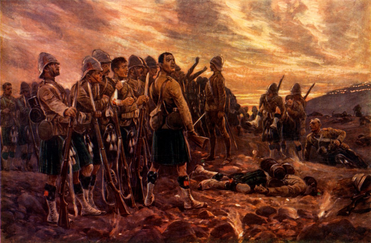 Alt som var igjen av dem. The Black Watch etter slaget ved Magersfontein