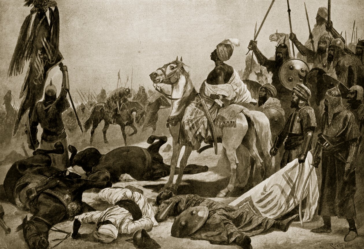 Hyder Ali i Conjeveram, 1780, illustrasjon fra 