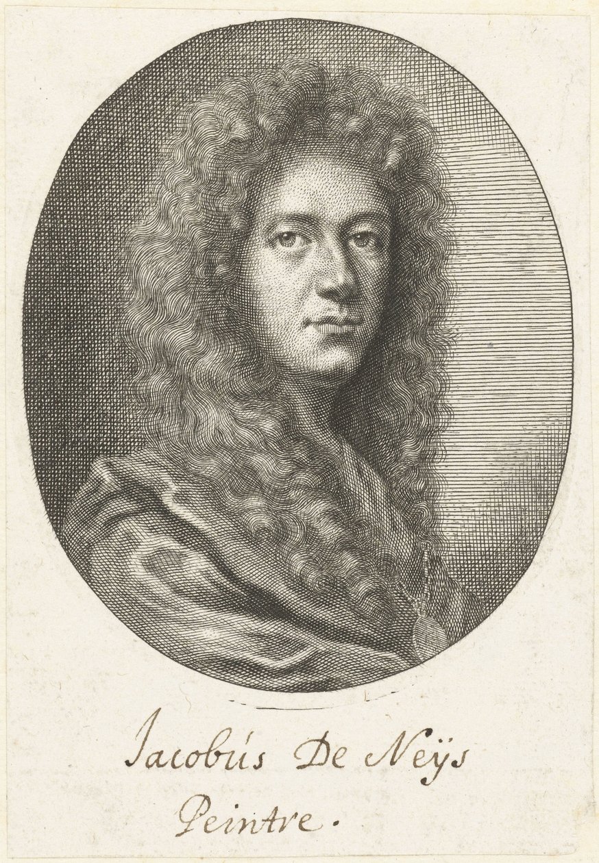 Portrett av maleren Jacob Denys av Richard Collin