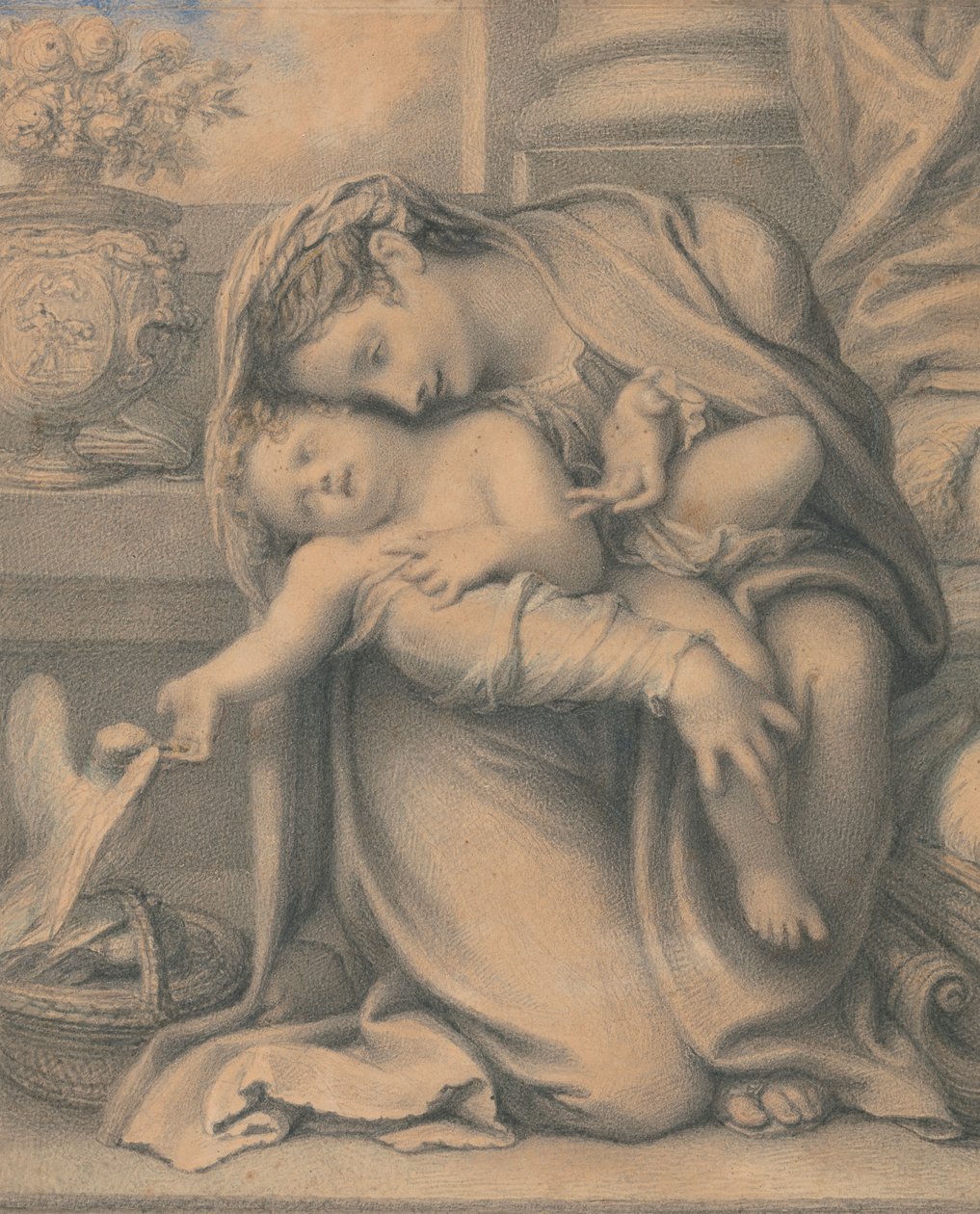 Madonna og barn av Richard Cosway