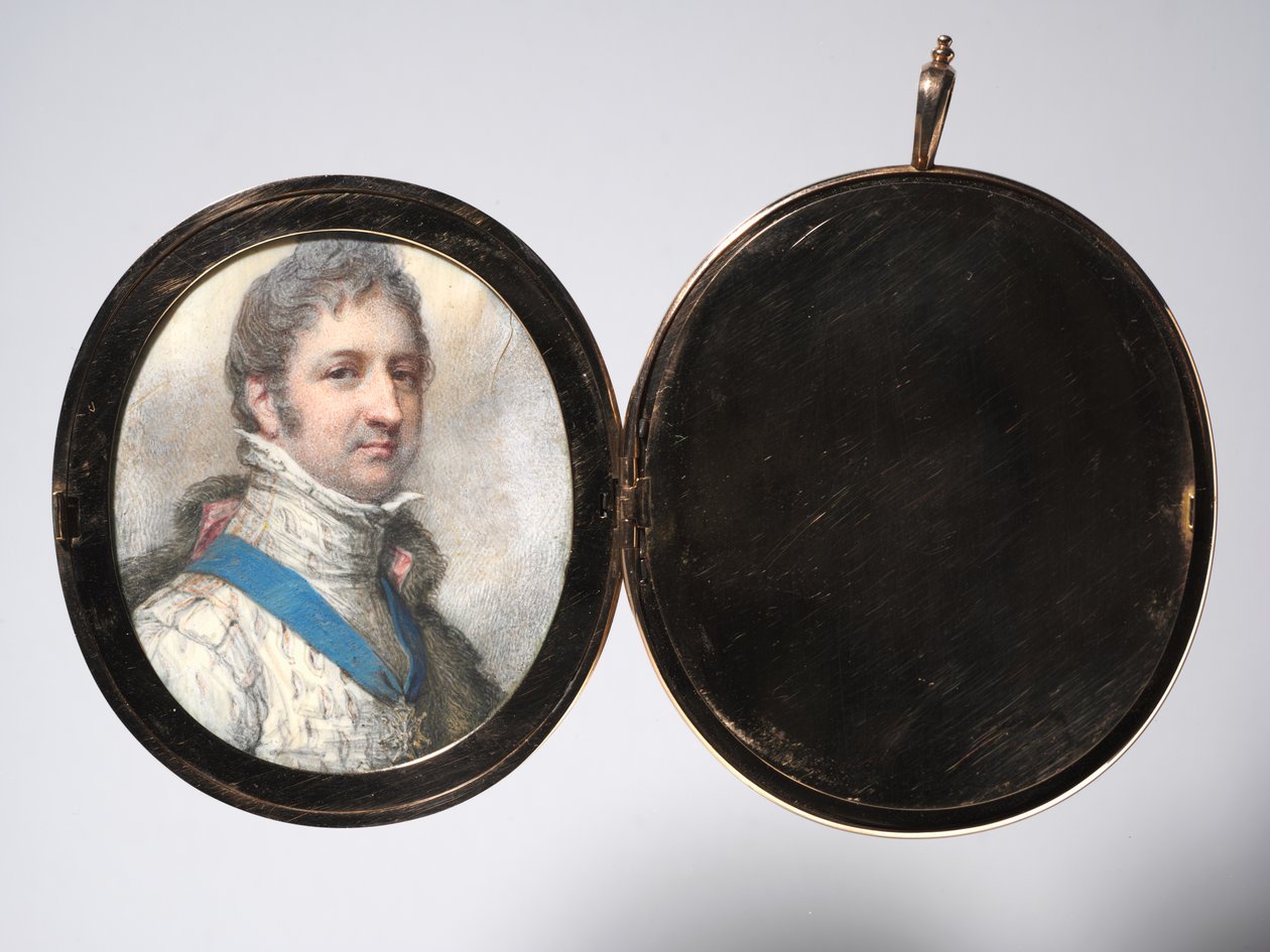 Portrett av Ludvig Filip, hertug av Orléans, senere franskmennenes konge av Richard Cosway