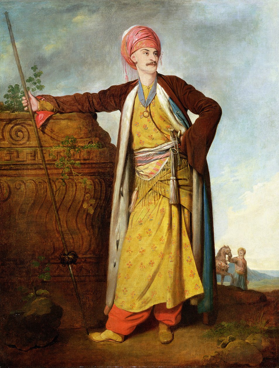 Portrett av en armener av Richard Cosway