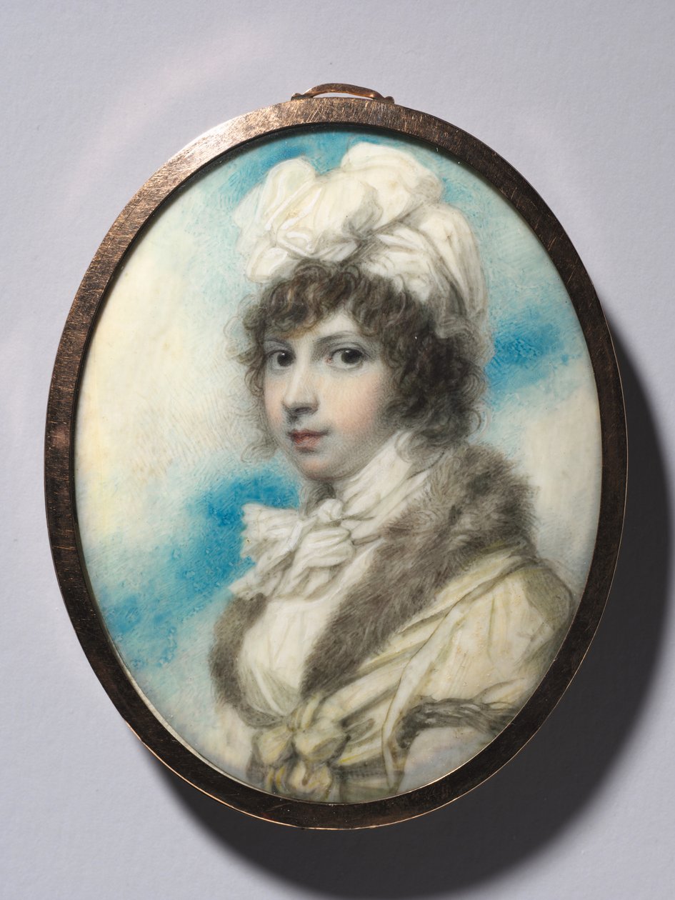 Portrett av Hon. Anne Annesley, senere grevinne av Mountnorris, ca. 1800. av Richard Cosway