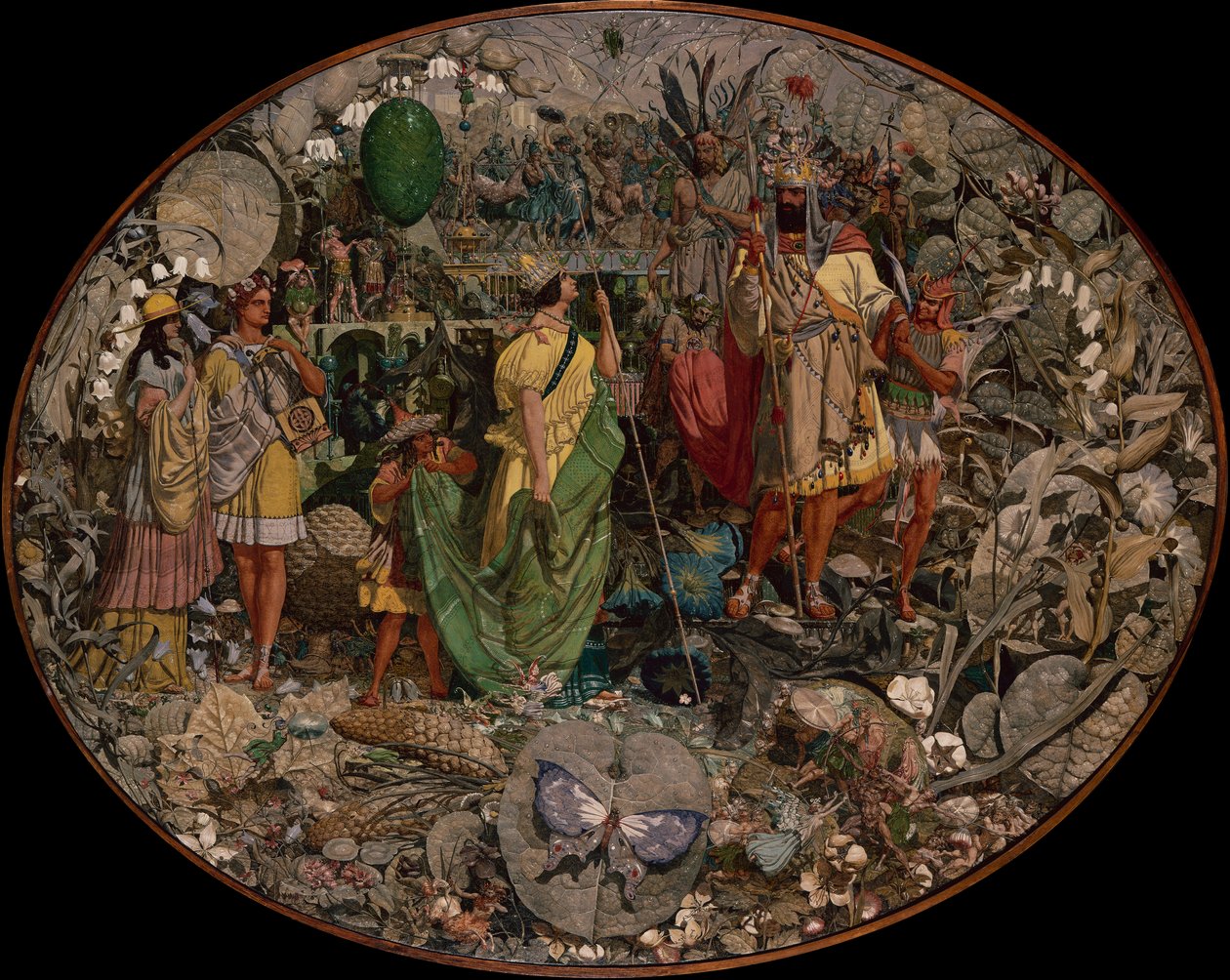 Motsetning: Oberon og Titania av Richard Dadd