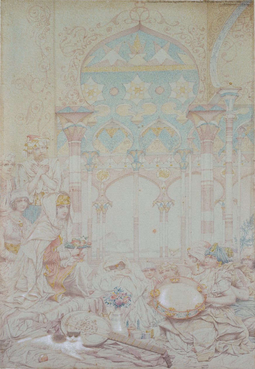 Fantasy of the Egyptian Hareme, 1865 av Richard Dadd