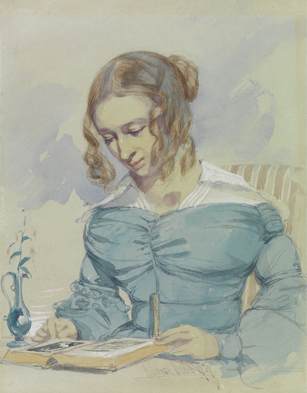Portrett av Maria Elizabeth Dadd, kunstnerens søster av Richard Dadd