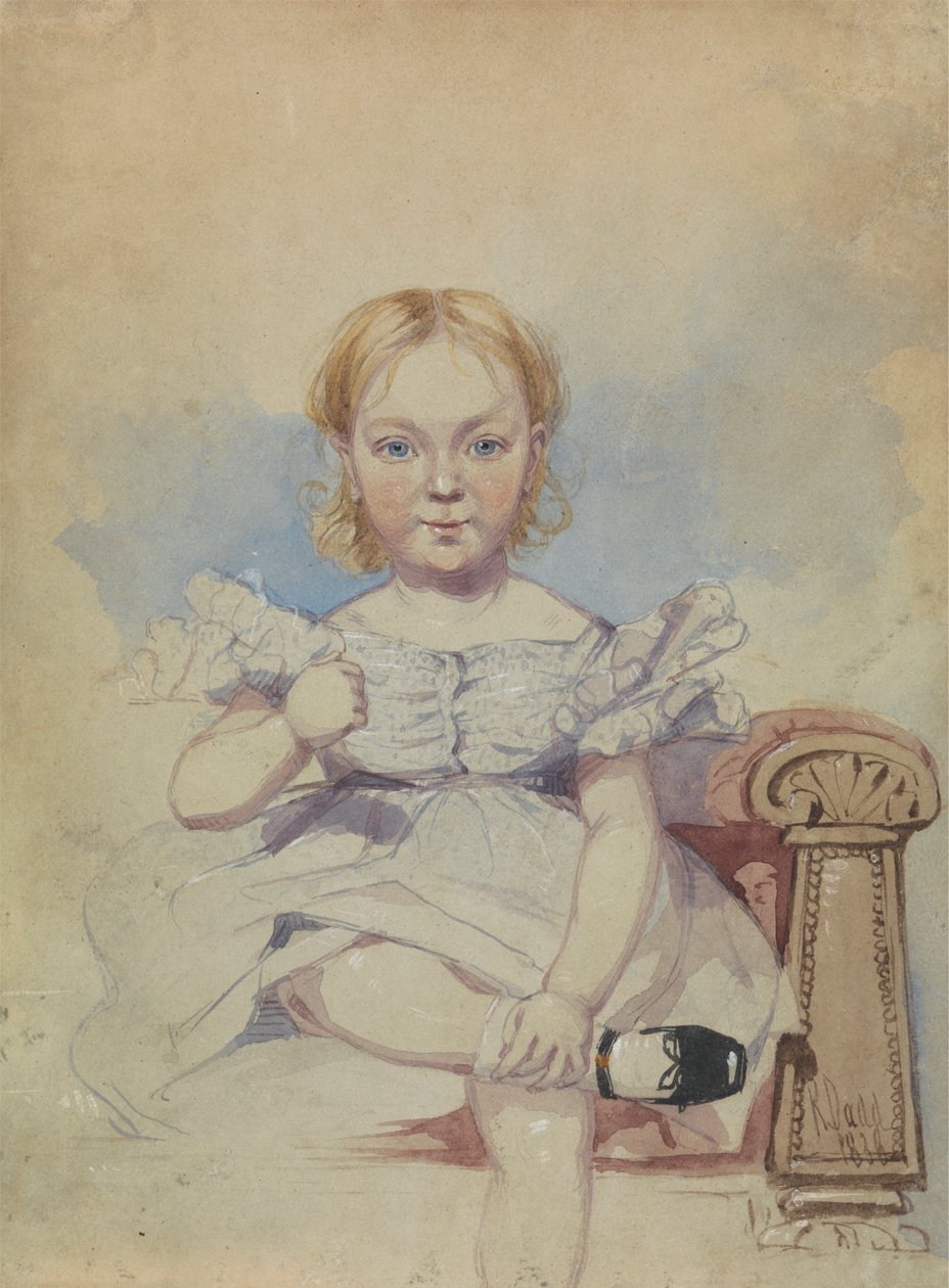 Portrett av en jente av Richard Dadd