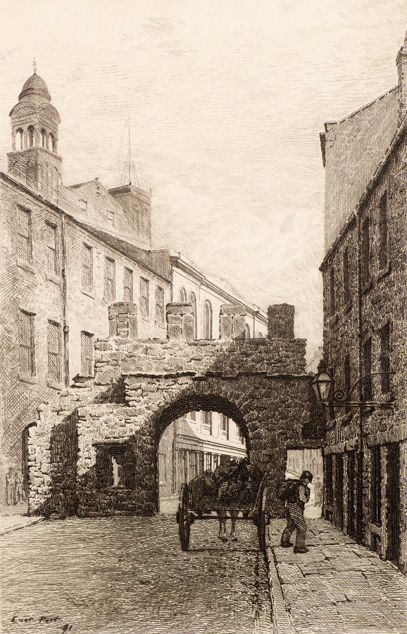 East Port eller Cowgate Port av Richard Davidson Winter