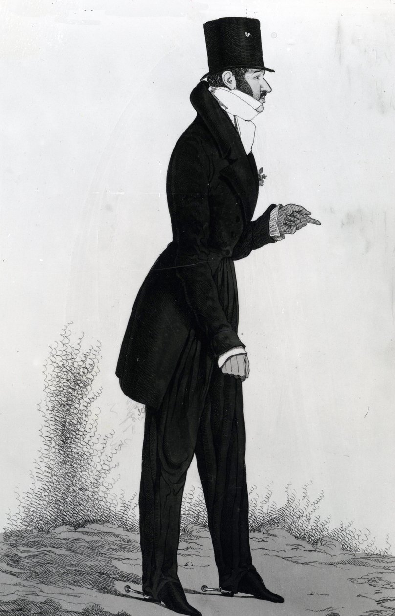 Edward Hughes Ball Hughes, The Golden Ball, 1819 av Richard Dighton