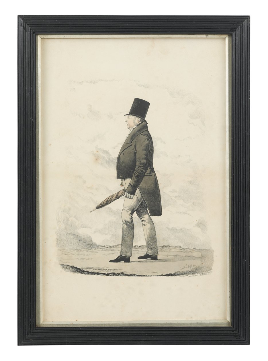 Henry Lygon, 4th Earl Beauchamp (w/c & blyant på papir) av Richard Dighton