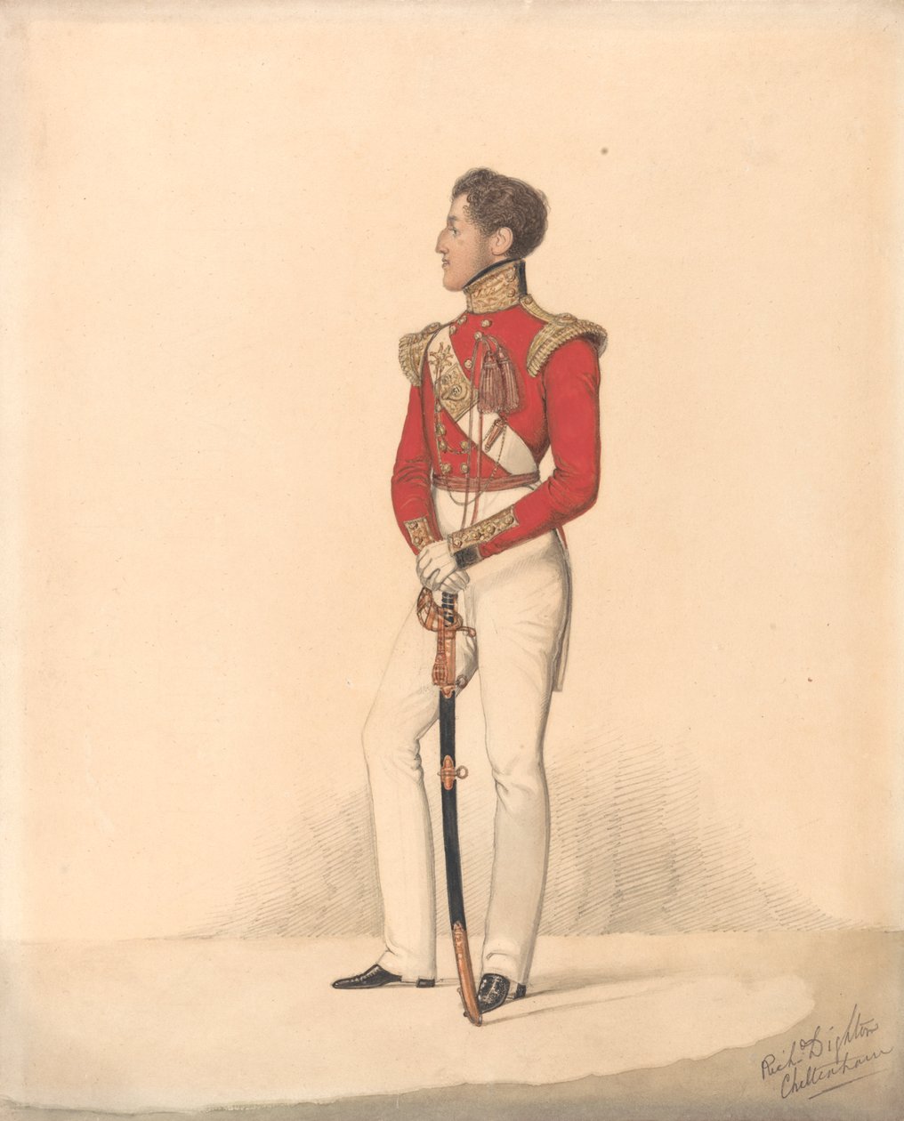 Lord Henry Charles Capel Somerset, 5. lette infanteri - Cheltenham av Richard Dighton