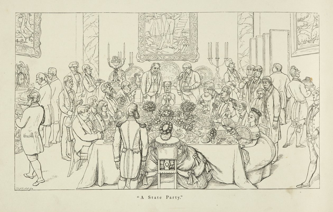 En statspart. Et stort sosialt arrangement i storslåtte omgivelser. av Richard Doyle