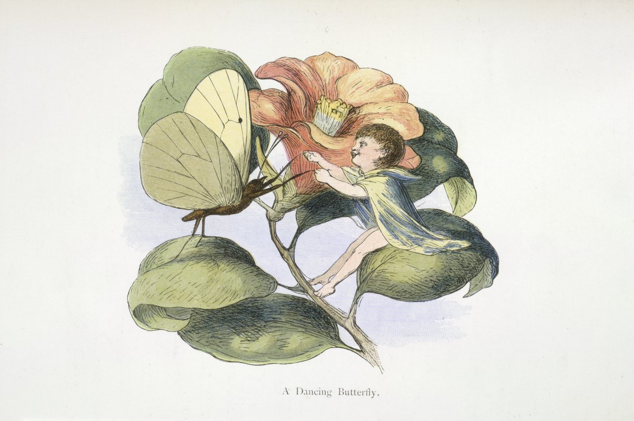En dansende sommerfugl av Richard Doyle