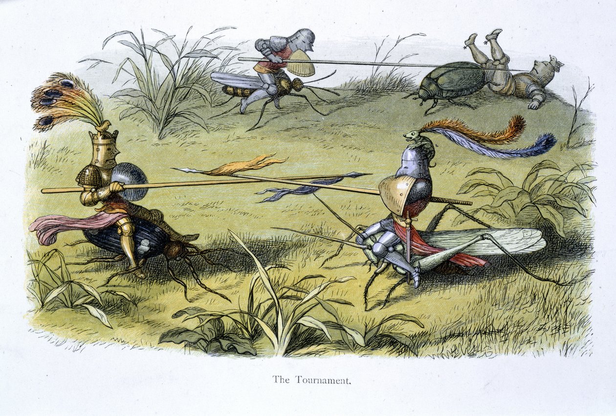 Alveriddere på dyst av Richard Doyle
