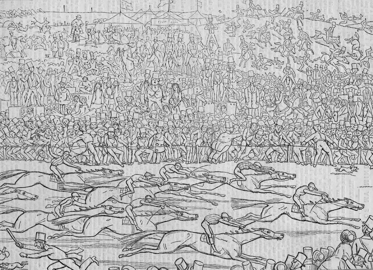 Maner and Customs of ye English New Series No. 8: Ye Derbye Daye 1849 av Richard Doyle