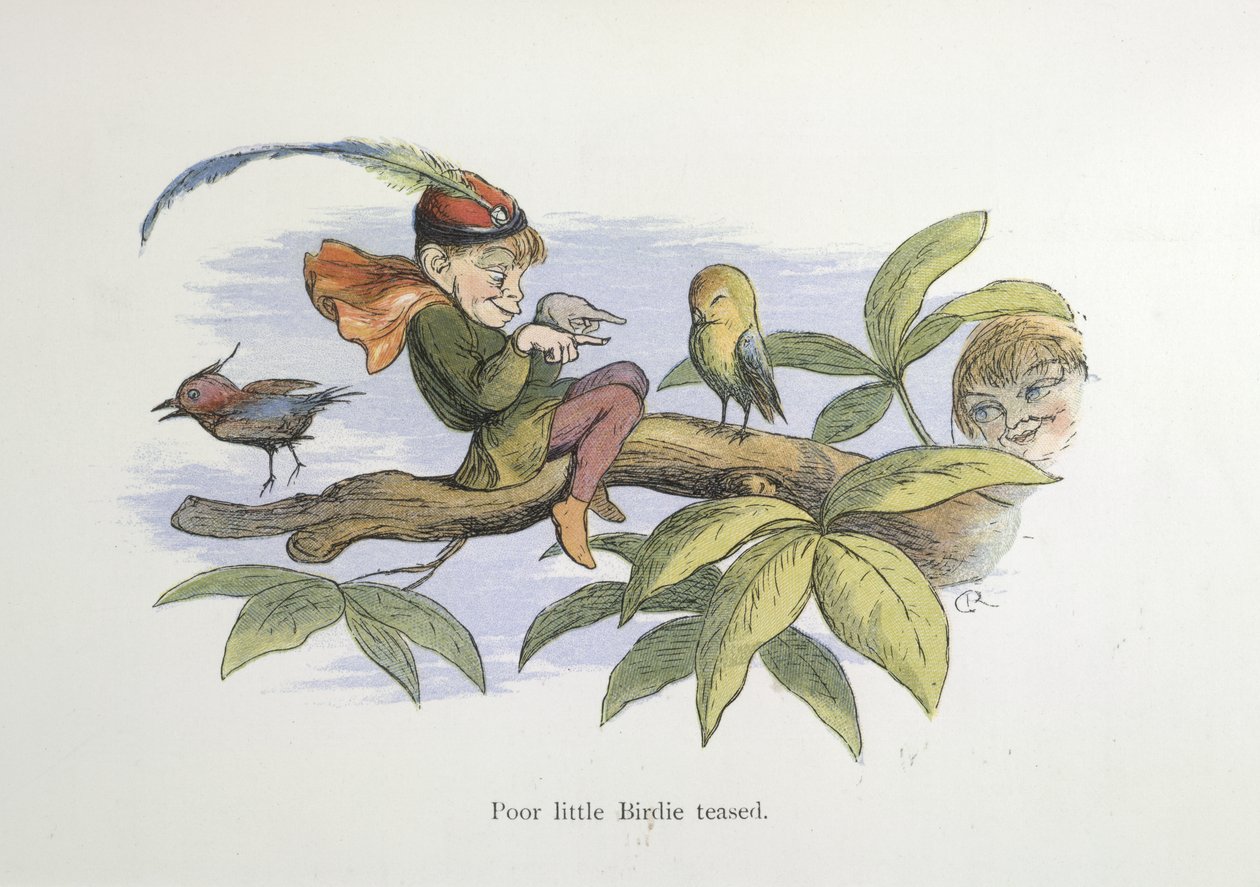 Stakkars lille birdie ertet av Richard Doyle