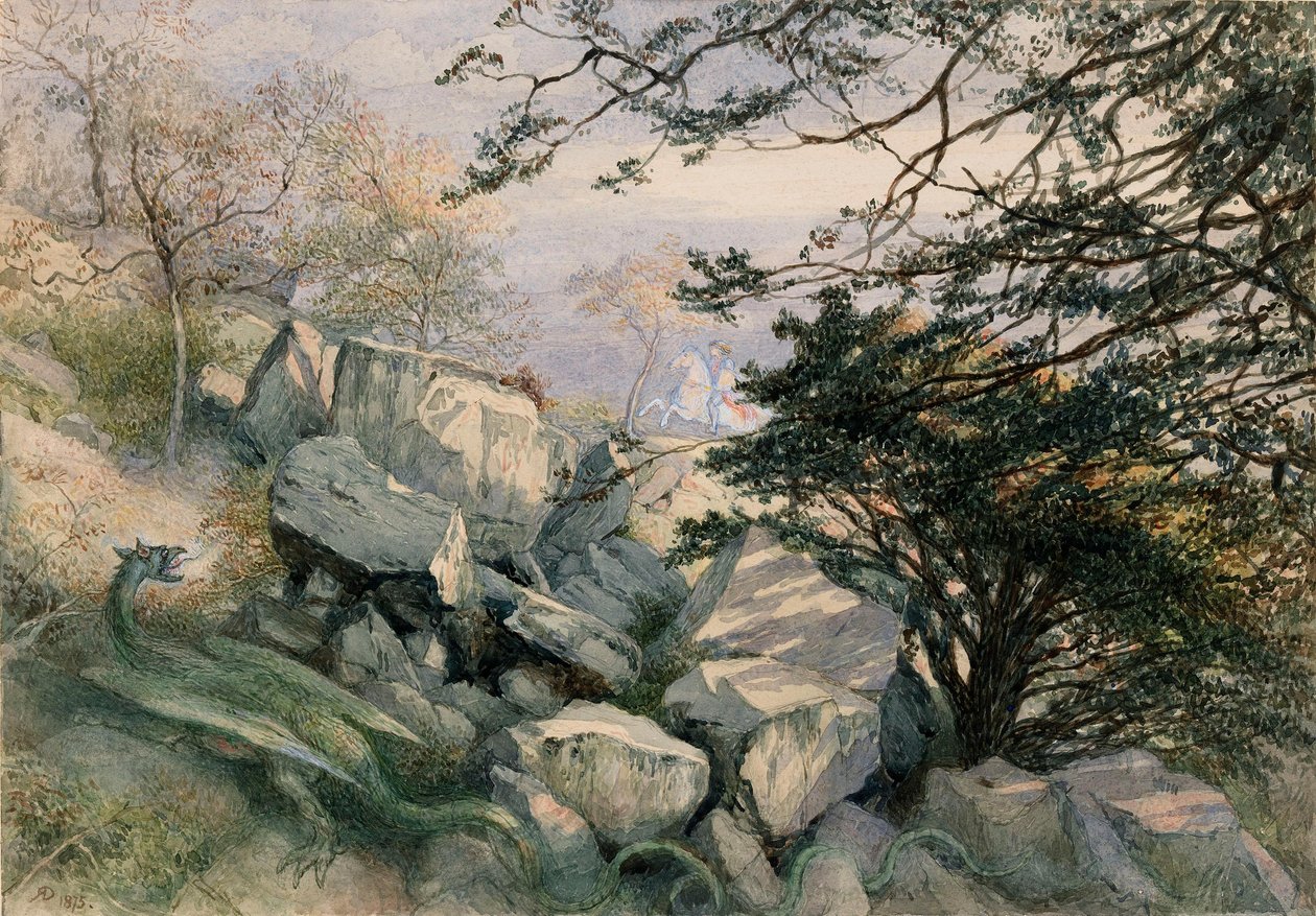 Dragen fra Wantley av Richard Doyle
