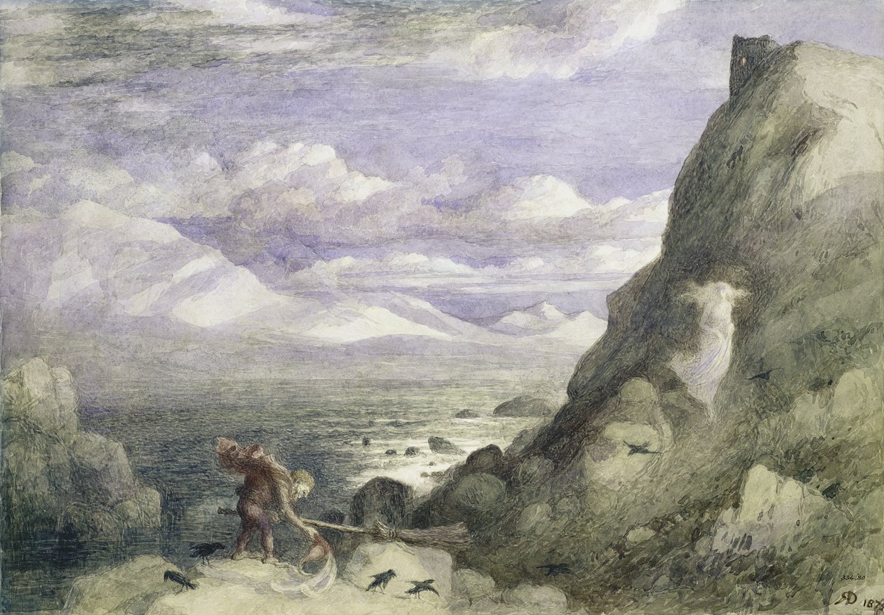 Heksenes hjem, 1875 av Richard Doyle