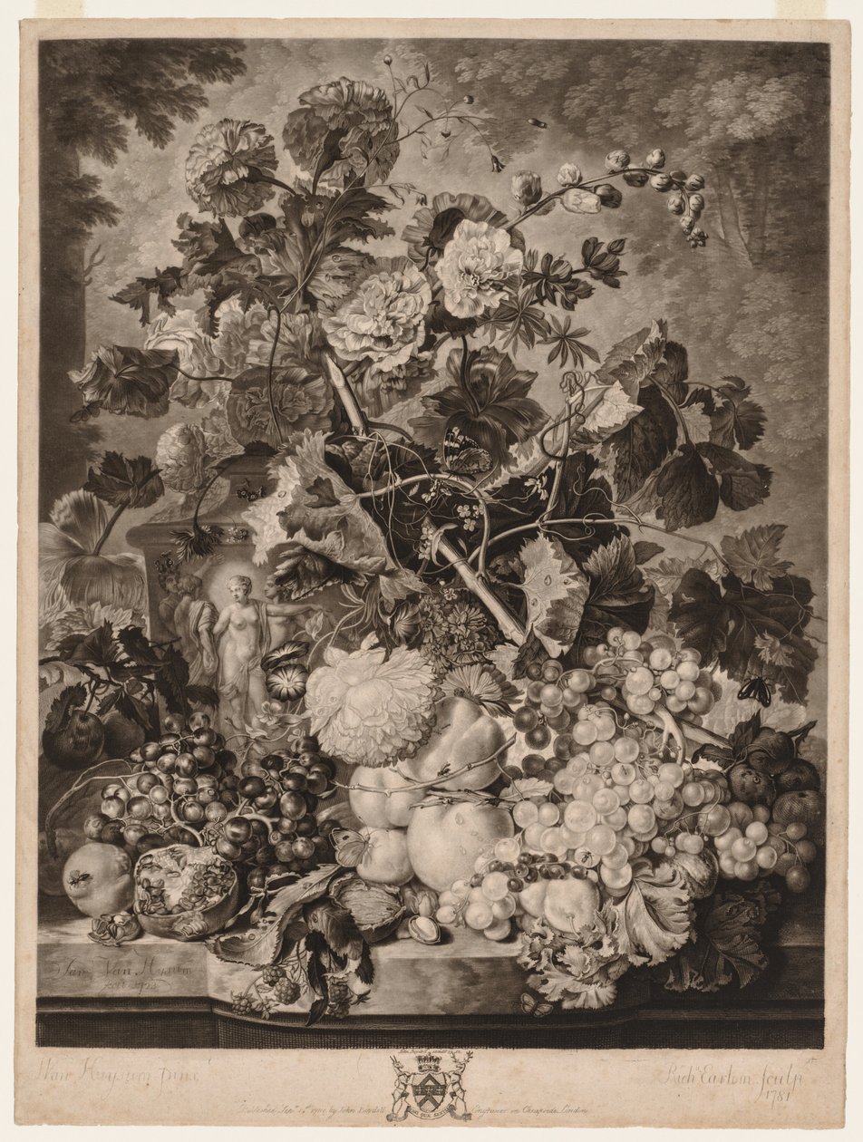 Et fruktstykke, 1781. av Richard Earlom