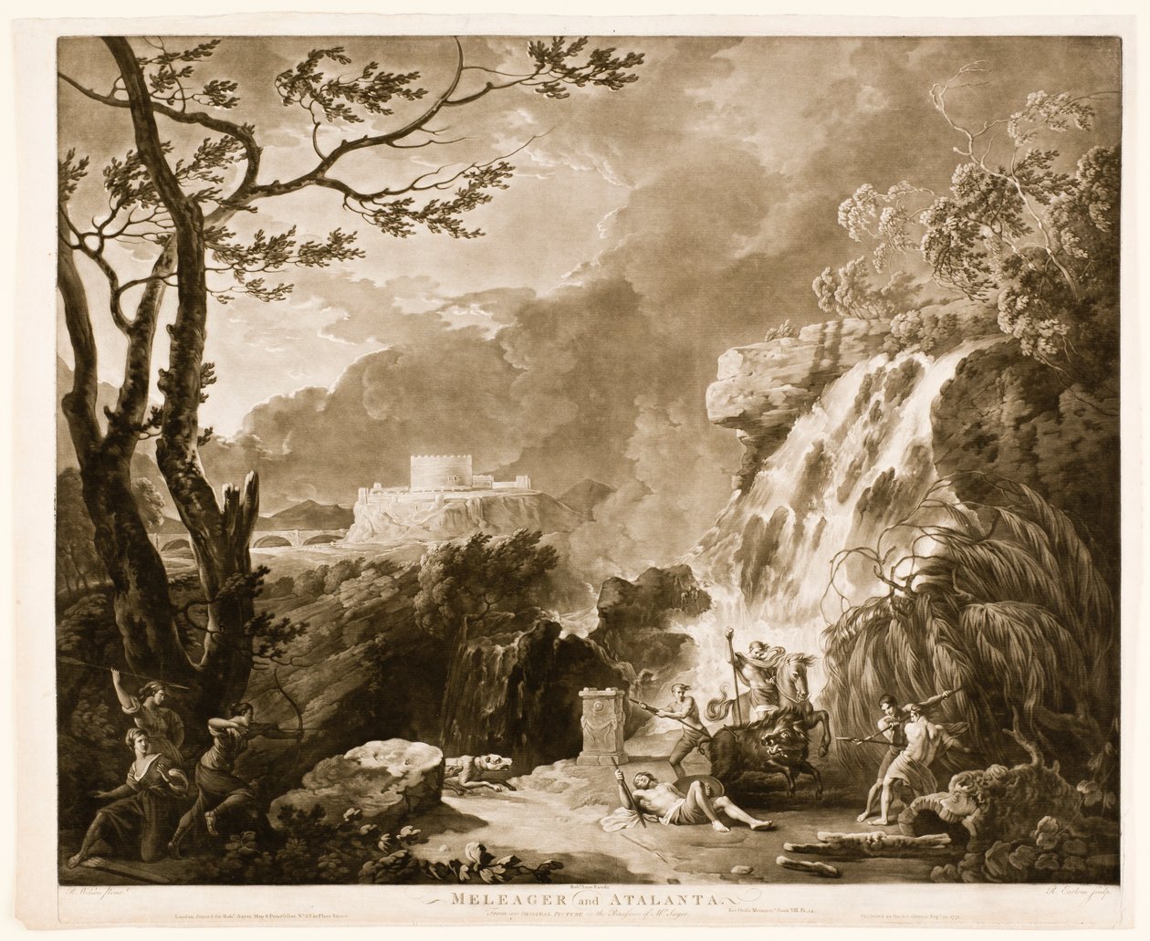 Meleager og Atalanta, c1770-1 av Richard Earlom