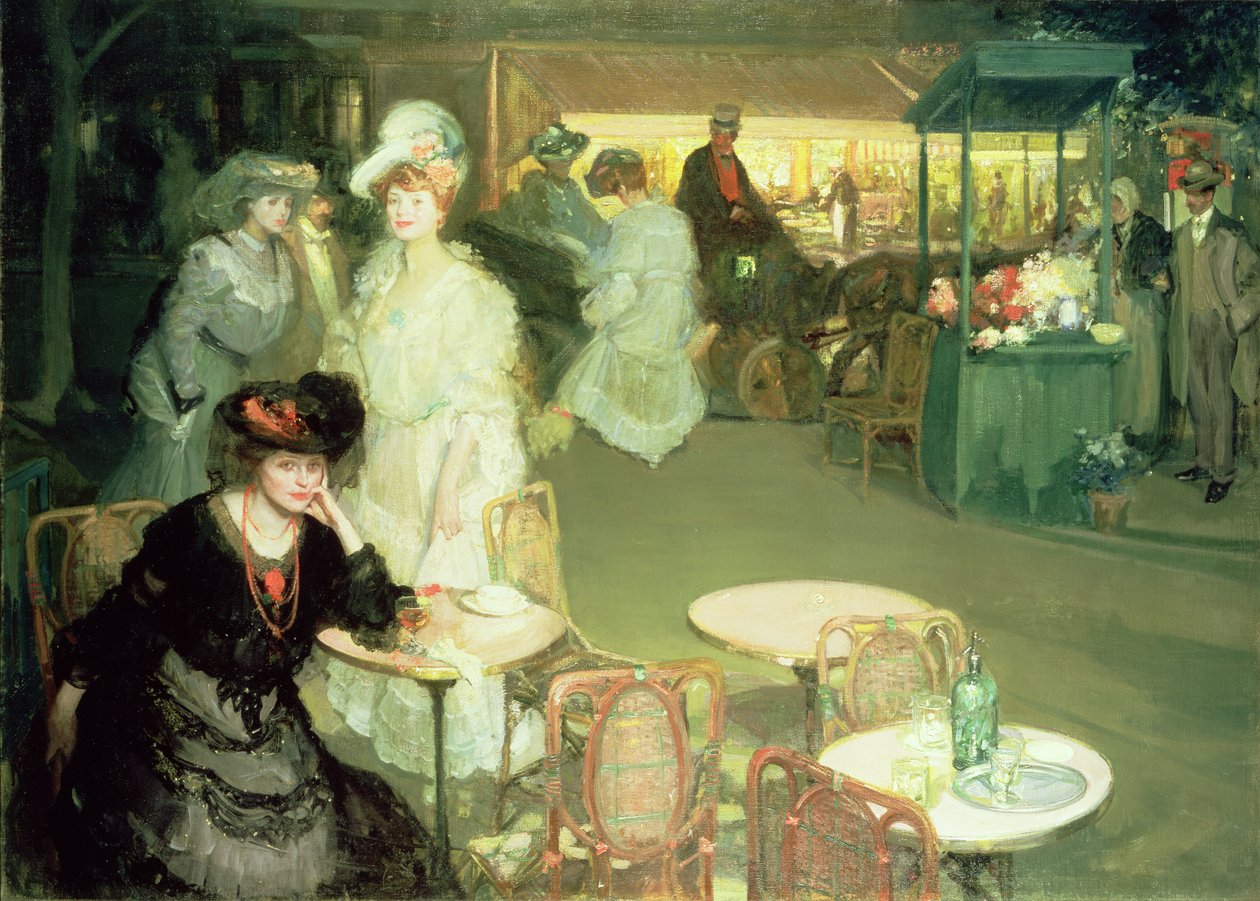 Cocktail Hour, eller Cafe de Nuit av Richard Emil Miller
