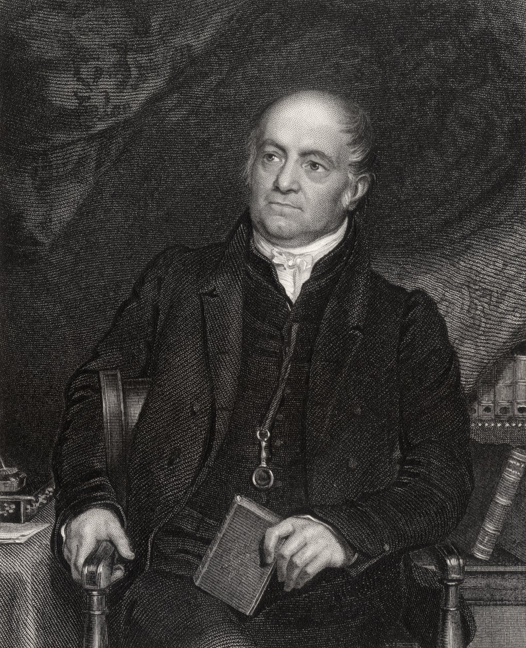 Olinthus Gilbert Gregory, gravert av H. Robinson, fra 