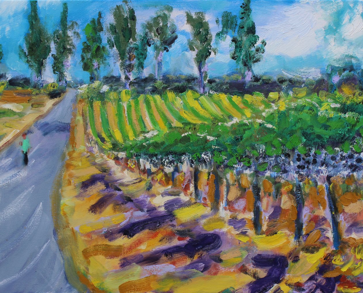 En spasertur i Wine County, Napa, 2017 av Richard Fox