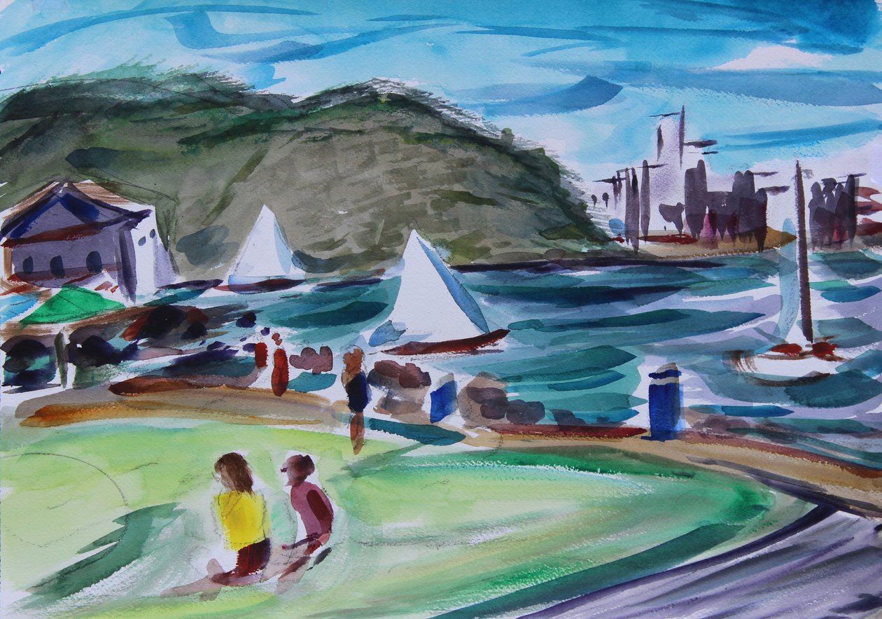 Bay, Tiburon, 2020 av Richard Fox