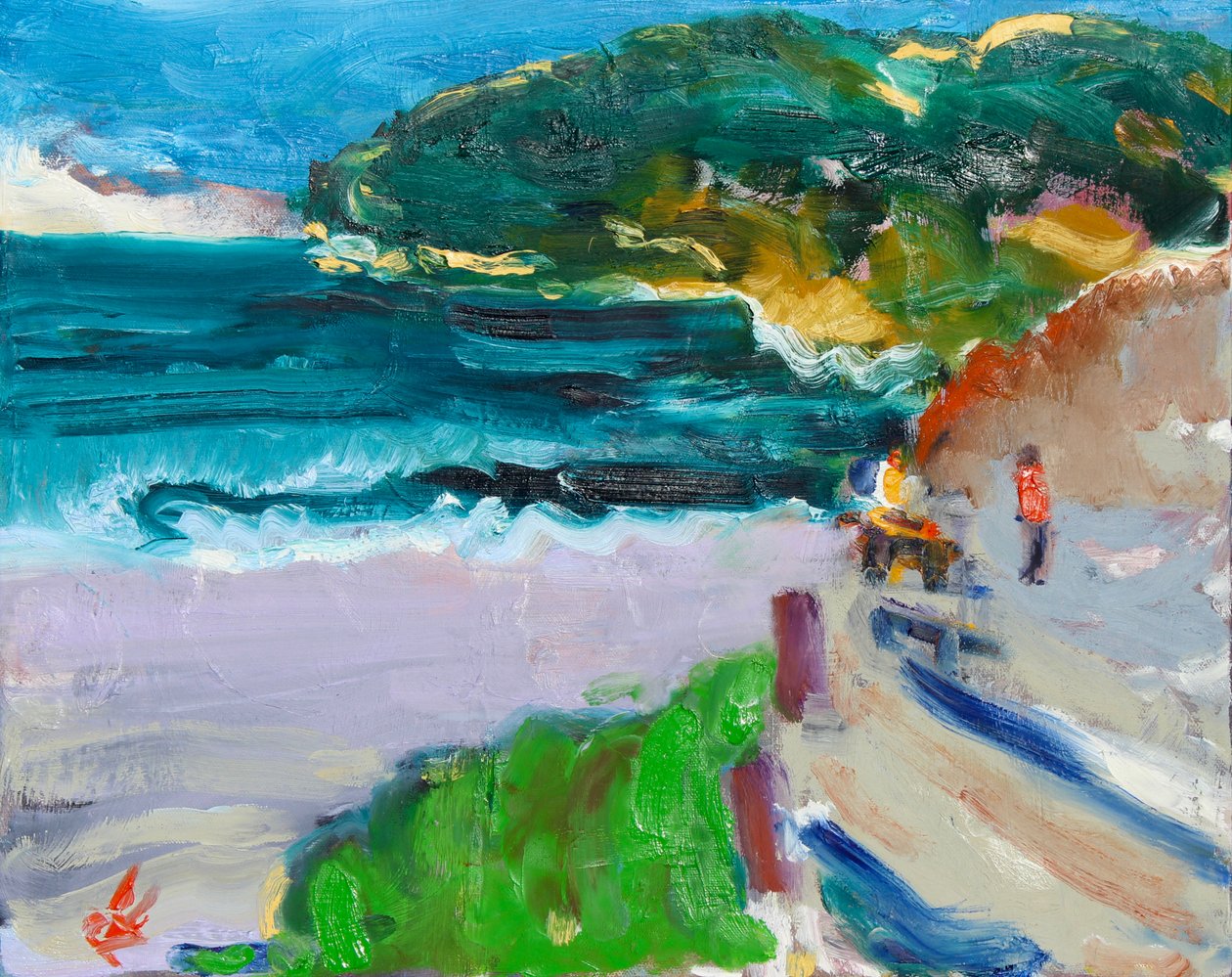 Bay ved skumring, 2019 av Richard Fox