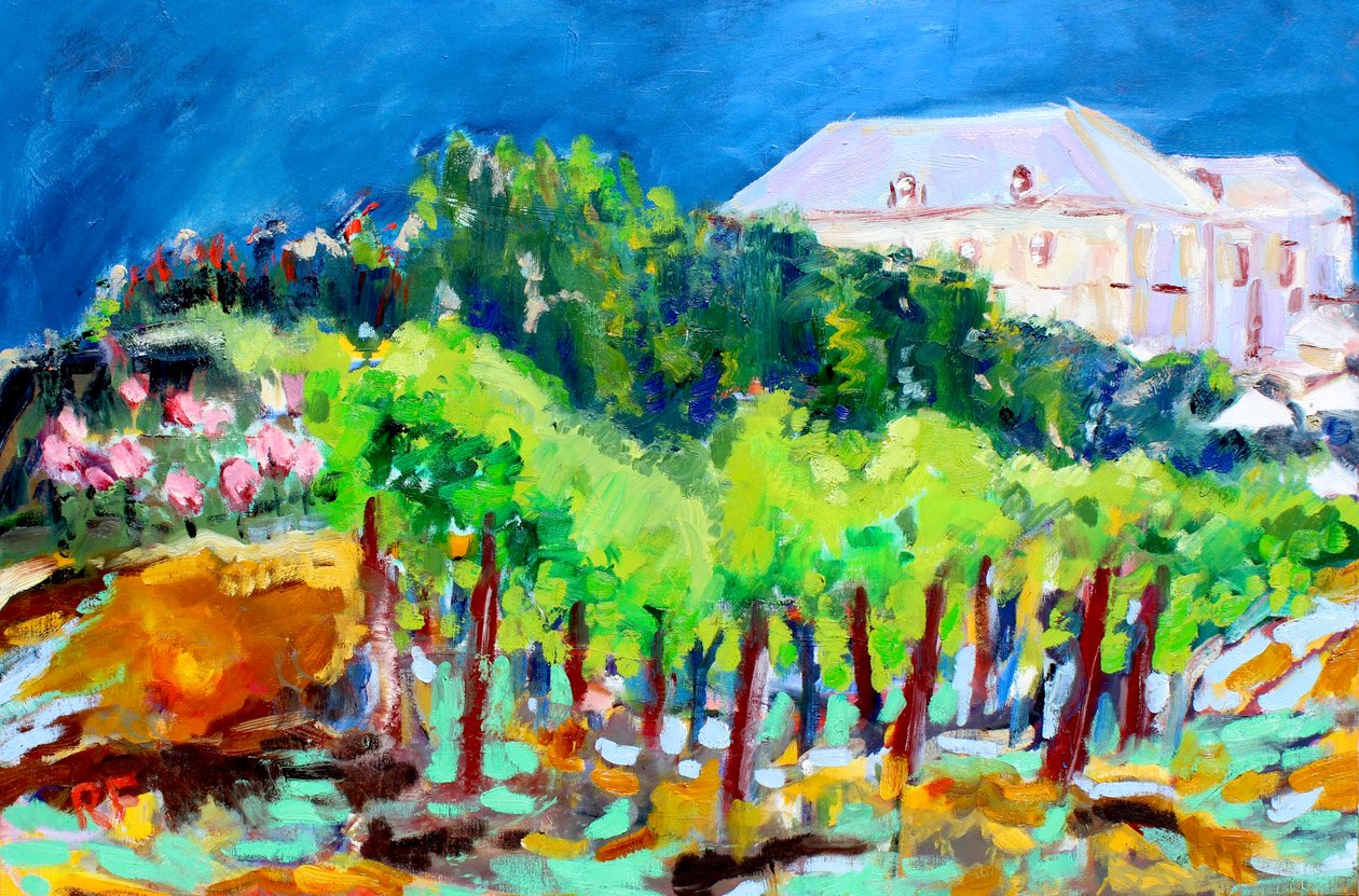 Chateau og Vines, 2017 av Richard Fox