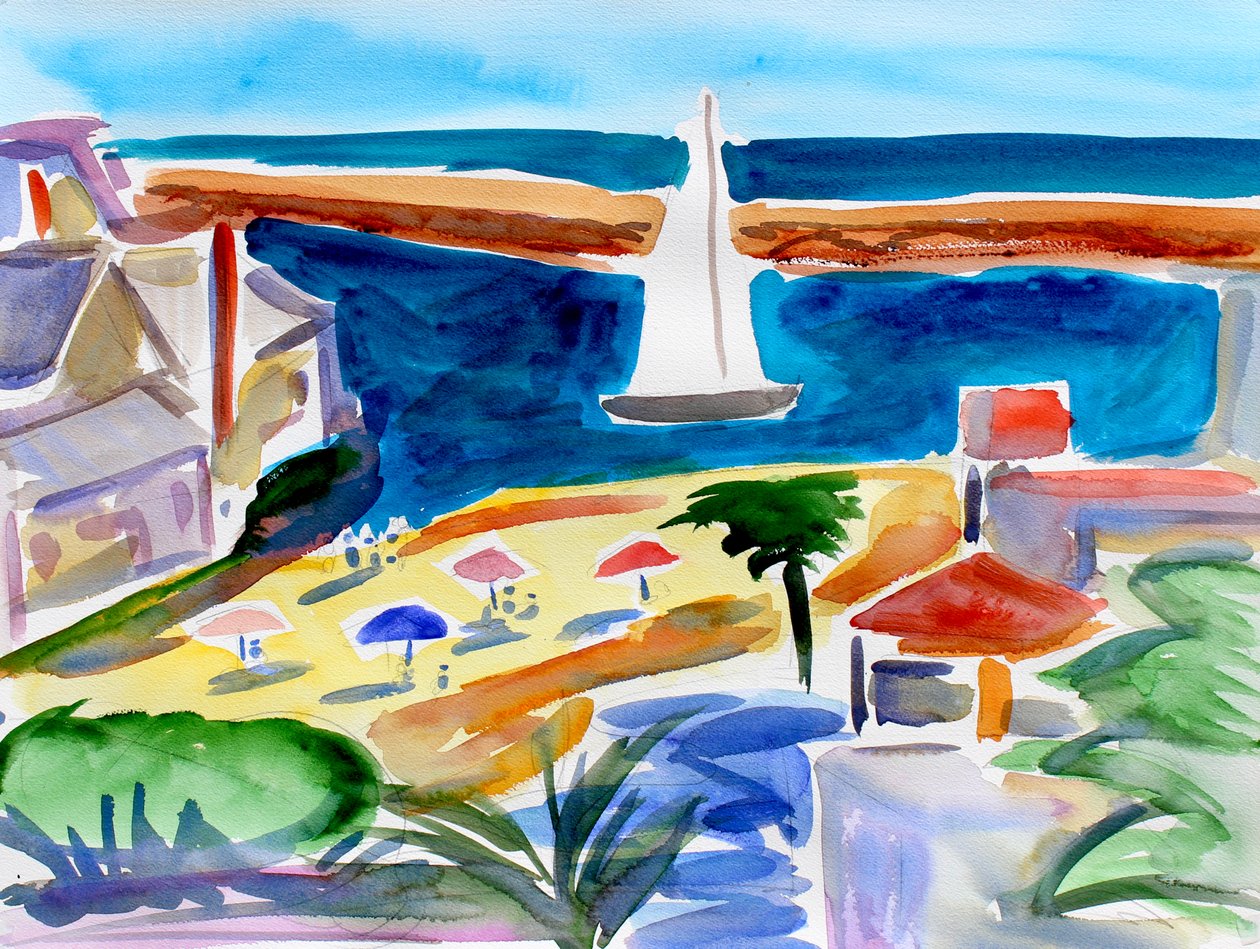 Corona del Mar, Newport Beach, 2018 av Richard Fox