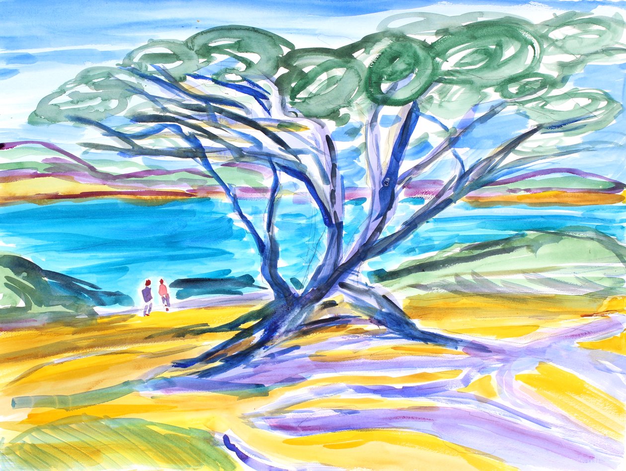 Cypress Tree, Carmel, 2019 av Richard Fox
