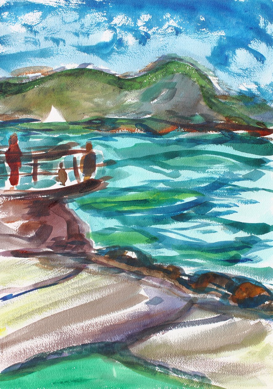 Elephant Rock, Tiburon, 2020 av Richard Fox