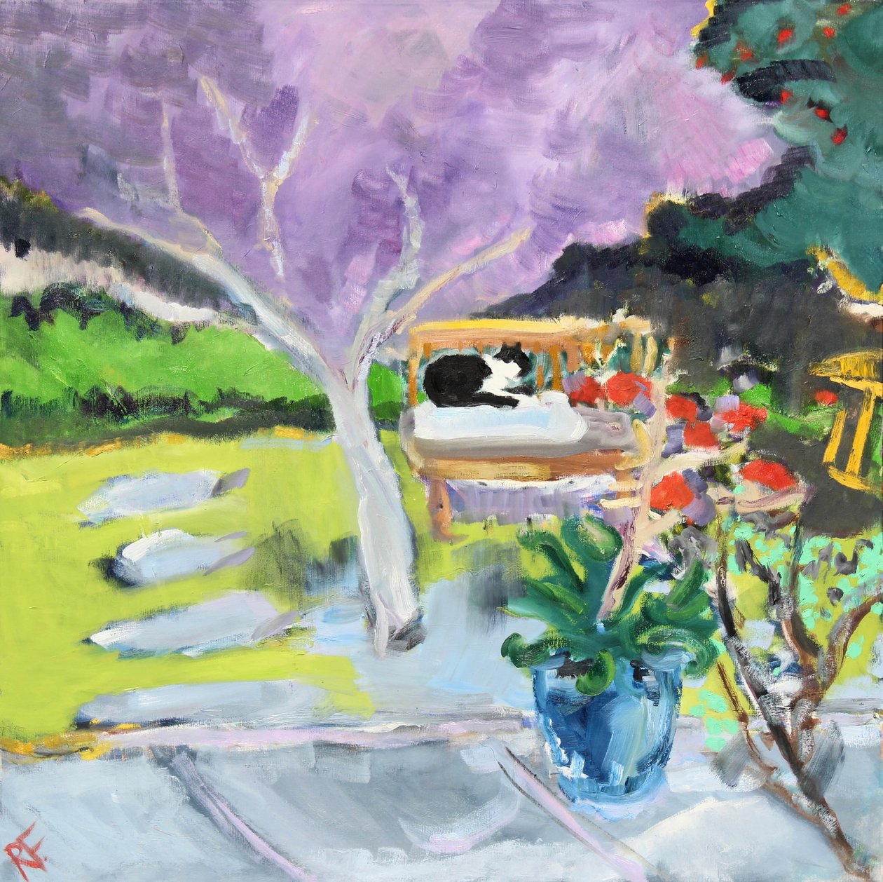 Emily i hvile, 2019 av Richard Fox