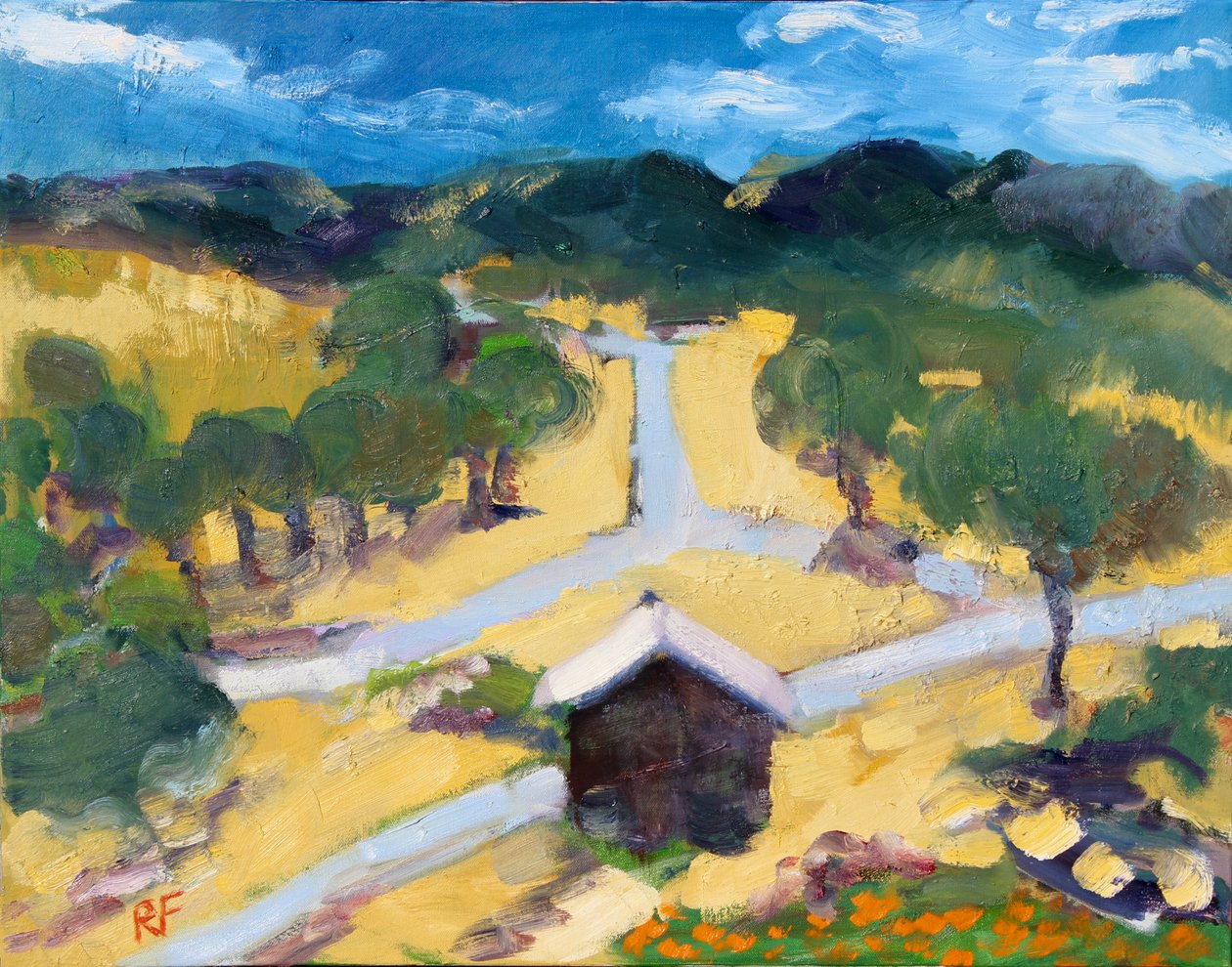 Kryssende veier, Atlas Peak, 2019 av Richard Fox