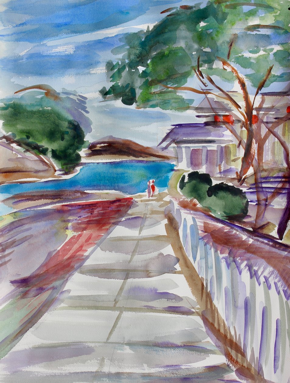 Stien til elvemunningen, Benicia, 2017 av Richard Fox