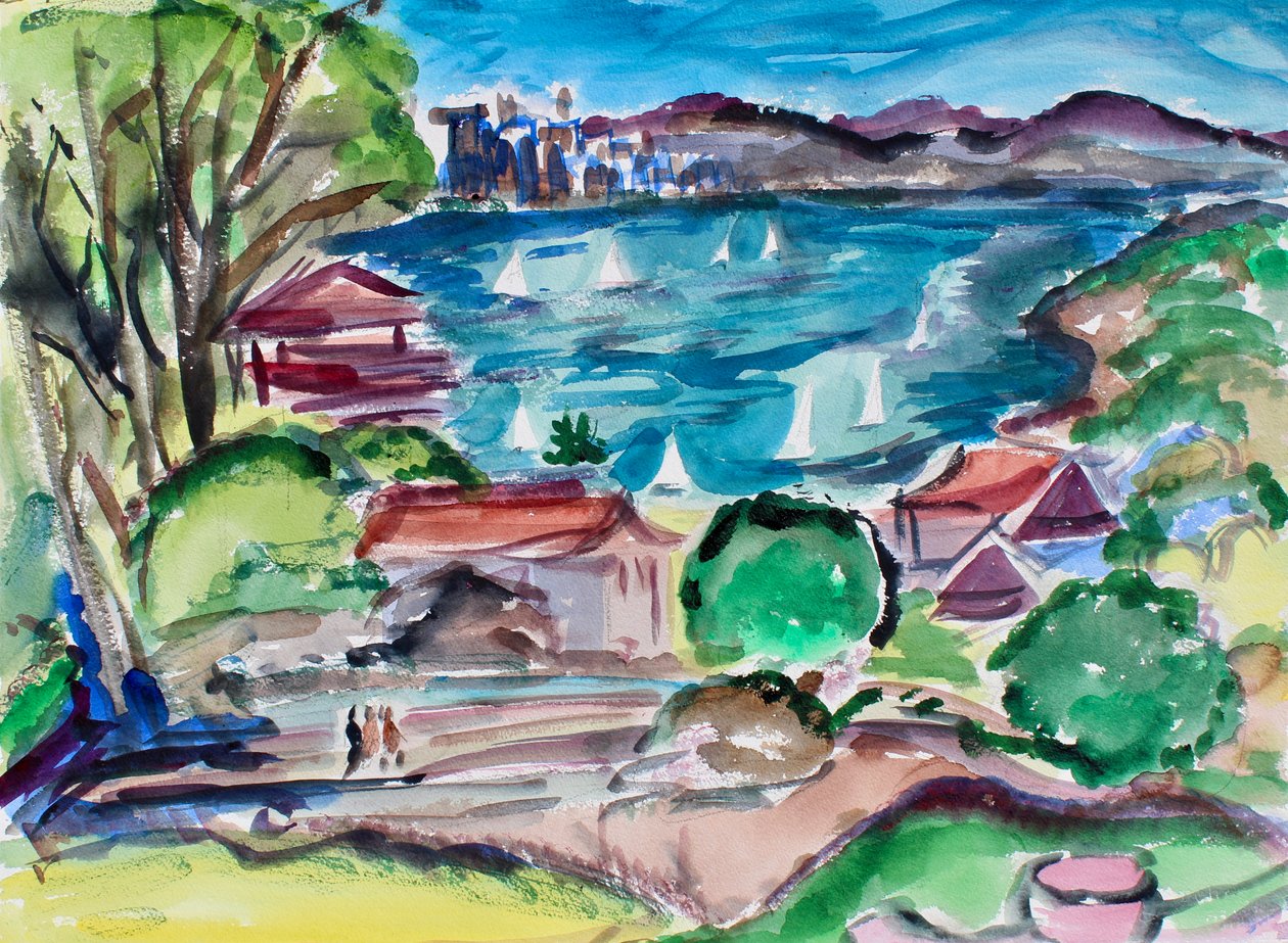 San Francisco Bay fra Tiburon, 2018 av Richard Fox