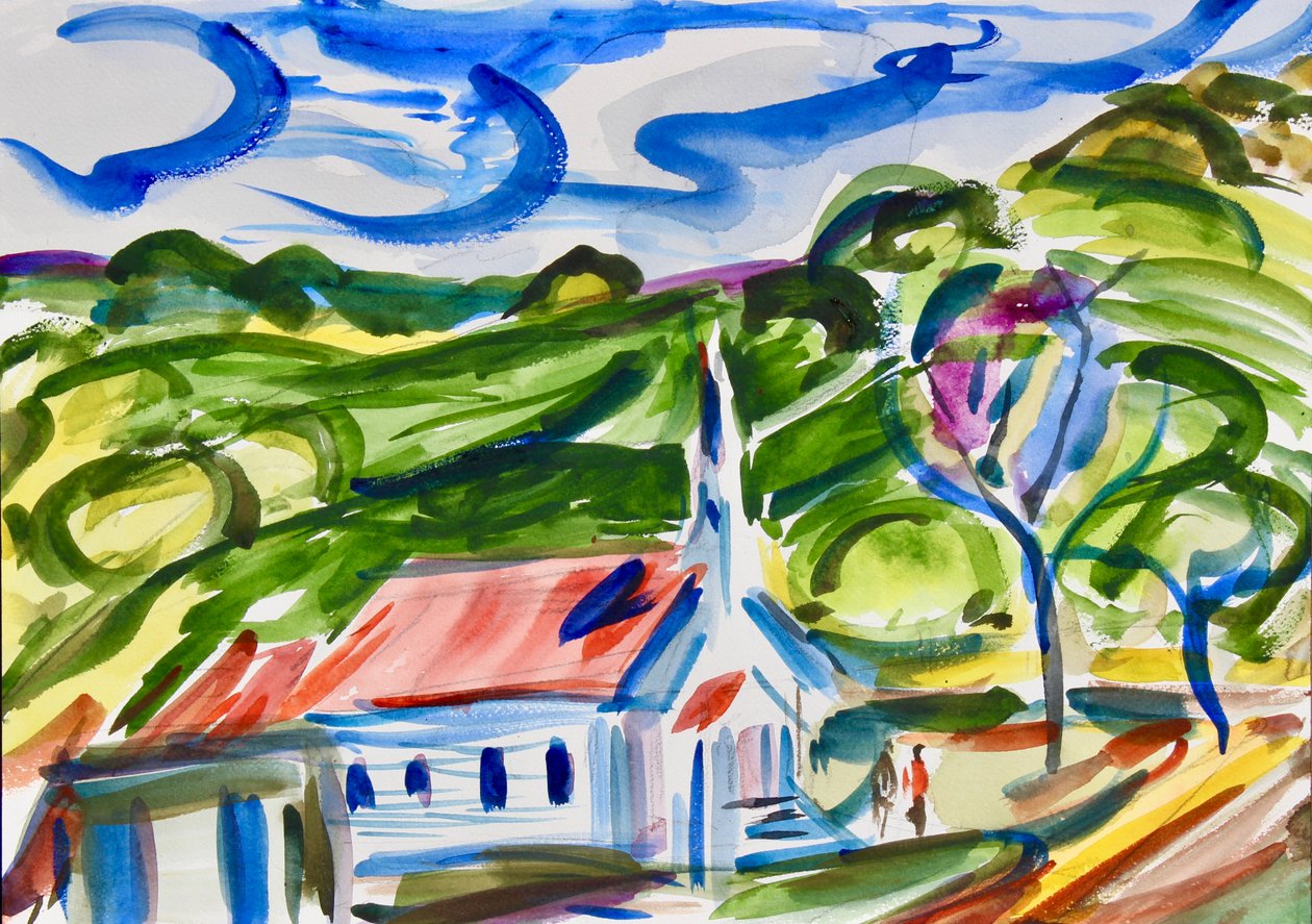 St. Mary's, Nicasio, 2020 av Richard Fox