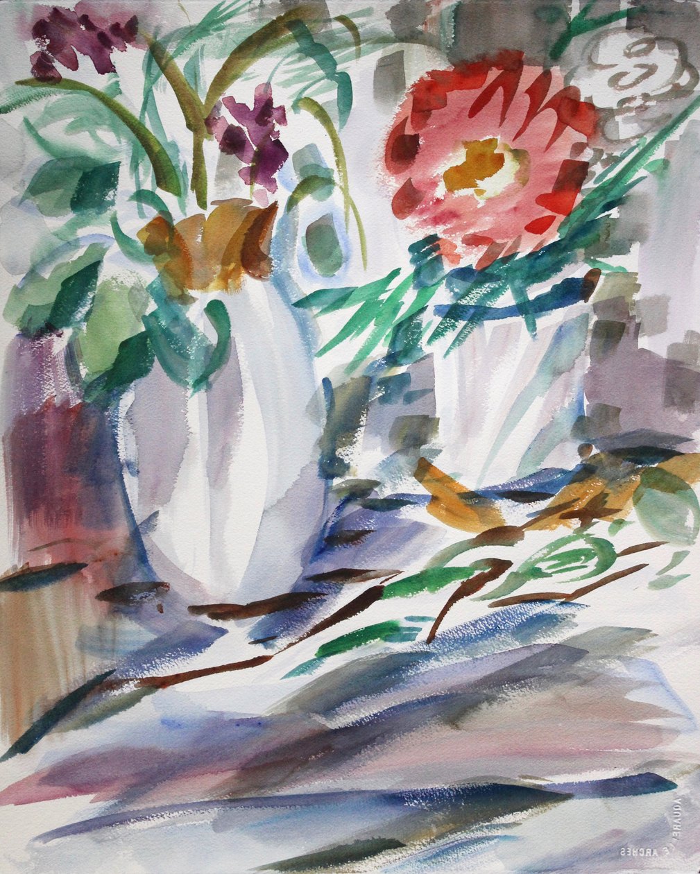 Stilleben med kasteskygger, 2014 av Richard Fox