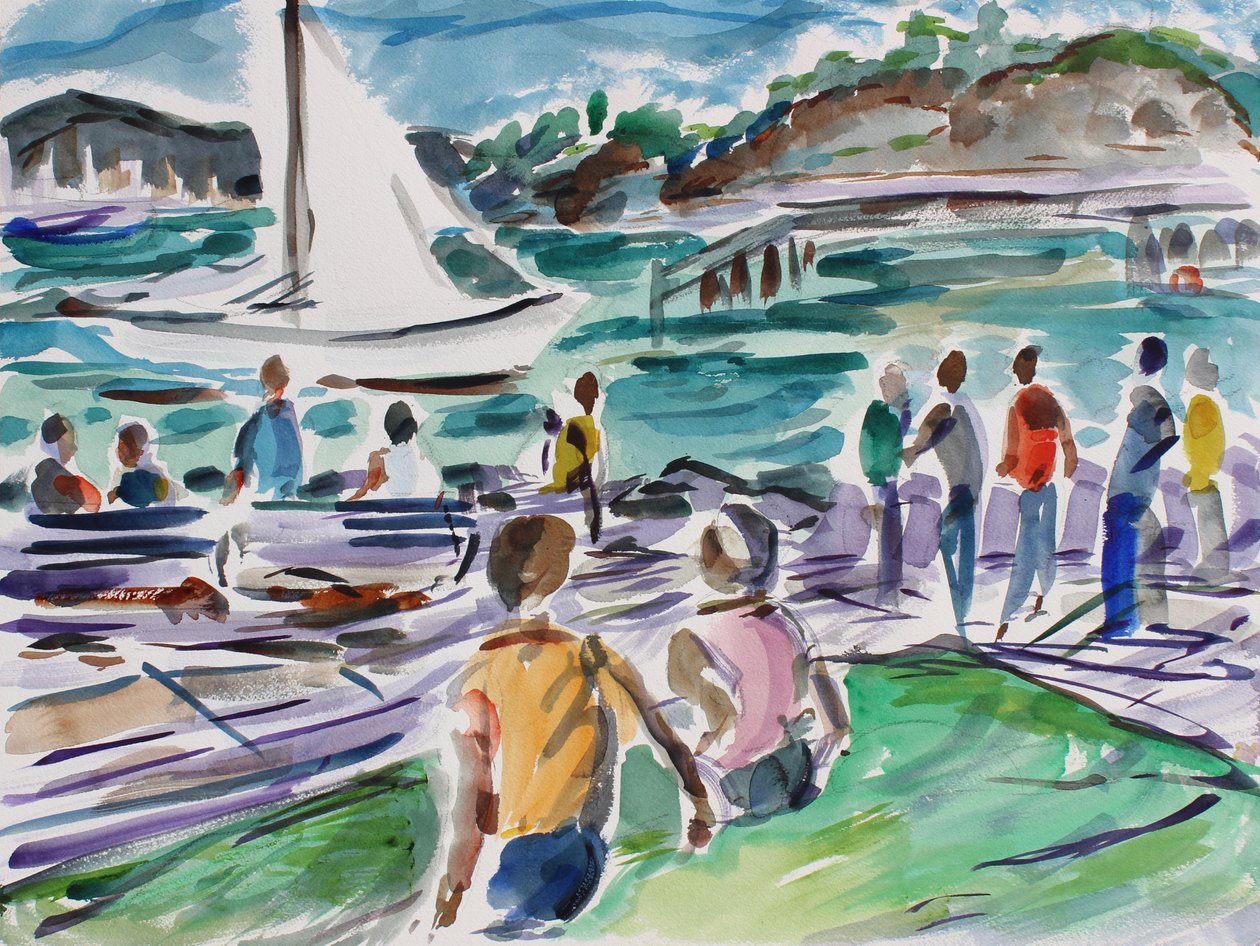 Tiburon Promenade, 2017 av Richard Fox
