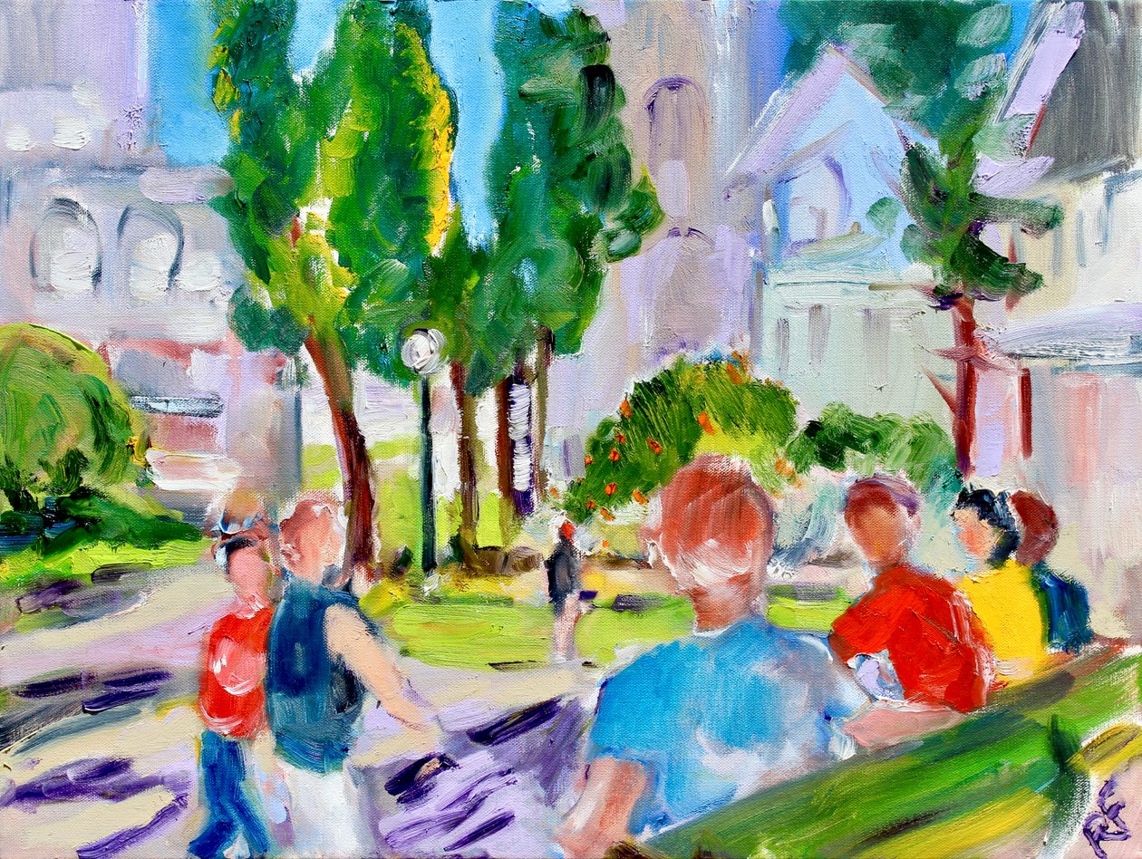 Washington Square Park, San Francisco, 2018 av Richard Fox