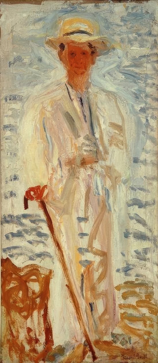 Portrett av Alexander von Zemlinsky av Richard Gerstl