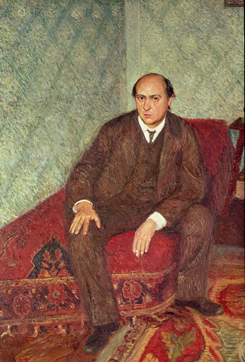 Portrett av Arnold Schonberg (1874-1951), ca. 1905-6 av Richard Gerstl