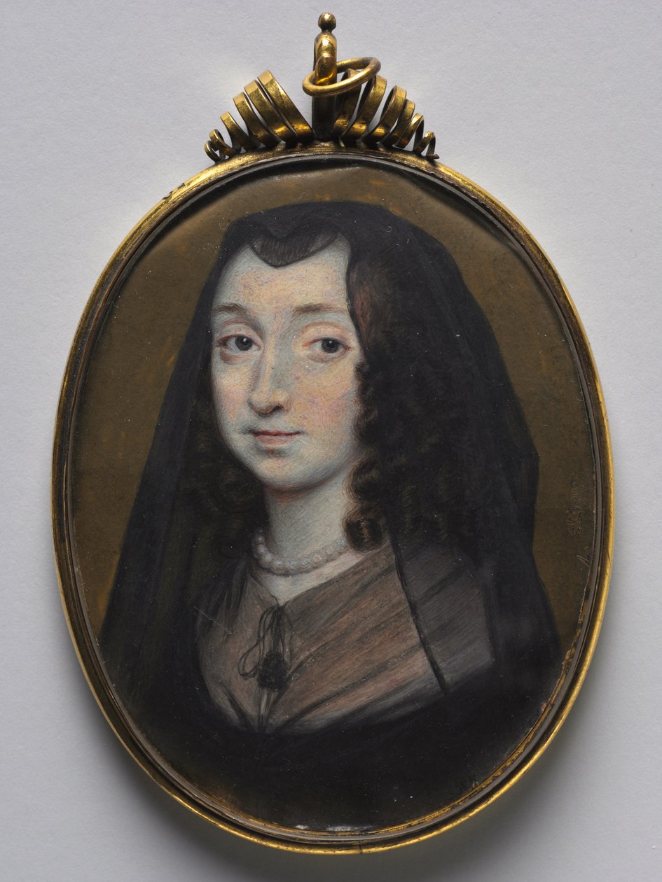 Portrett av Elizabeth Morrison, Lady Capell av Hadham, ca. 1650. av Richard Gibson