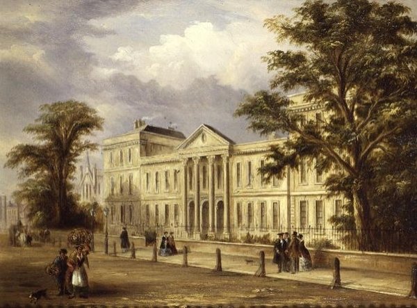 St. Andrews Street, Cambridge, inngangen til Emmanuel College av Richard Harraden
